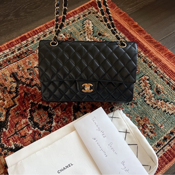 **Chanel Classic Medium Caviar Double Flap Bag - Picture 3 of 13